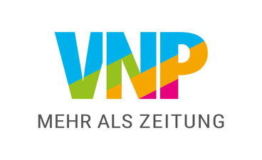 VNP mehr als Zeitung Logo weiß